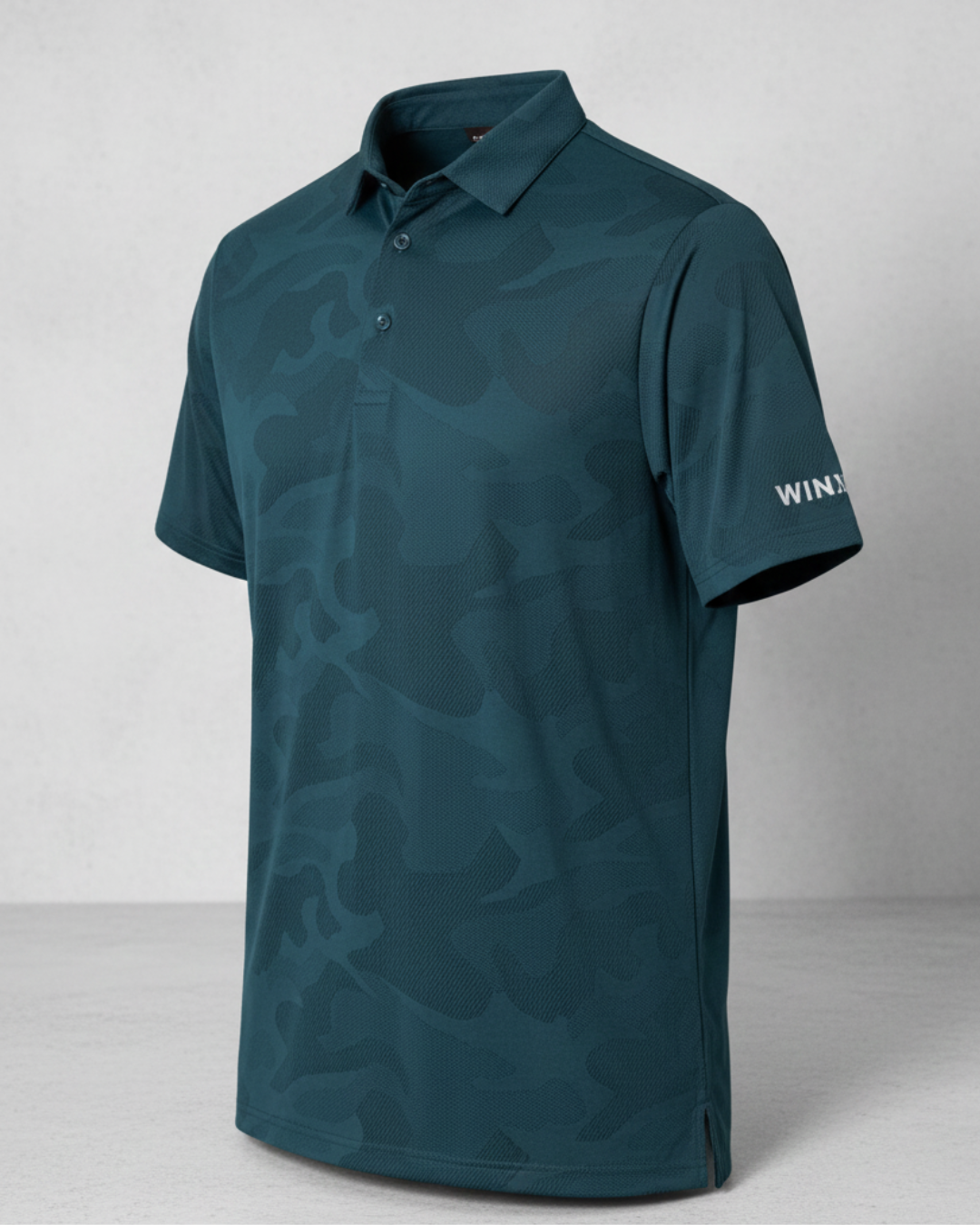 nike green camo golf shirt