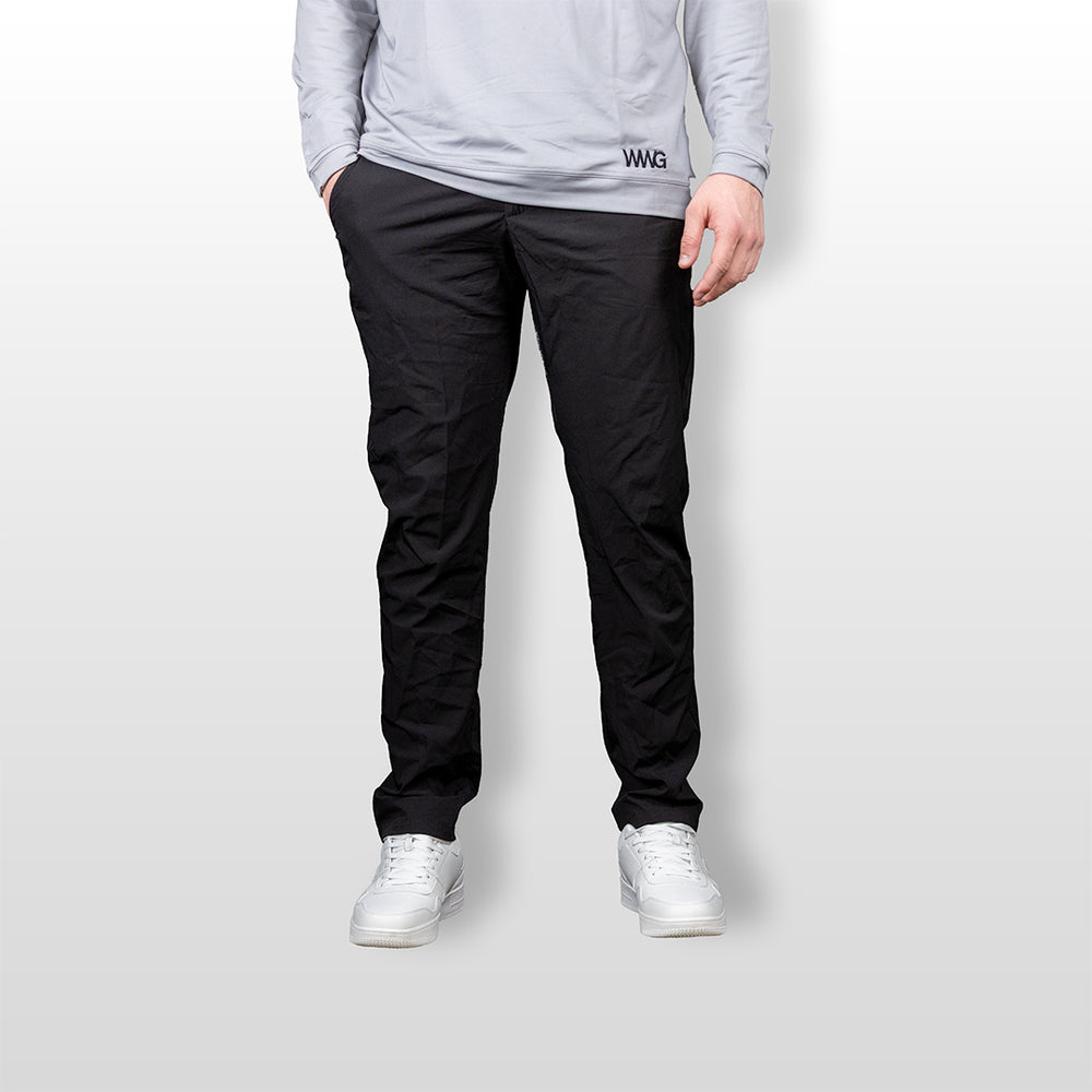 Black Tee Golf Pants