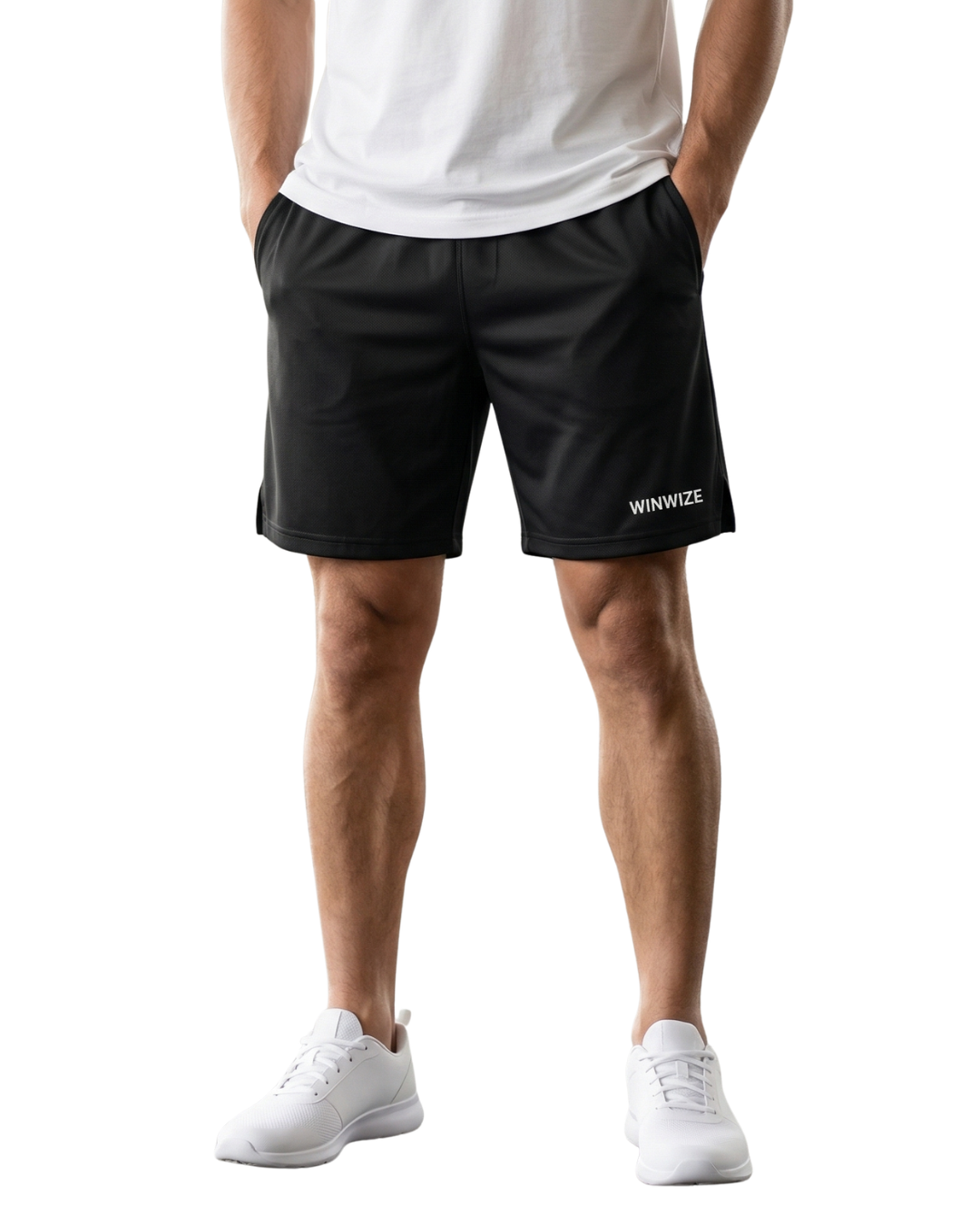 Svarta Court Shorts