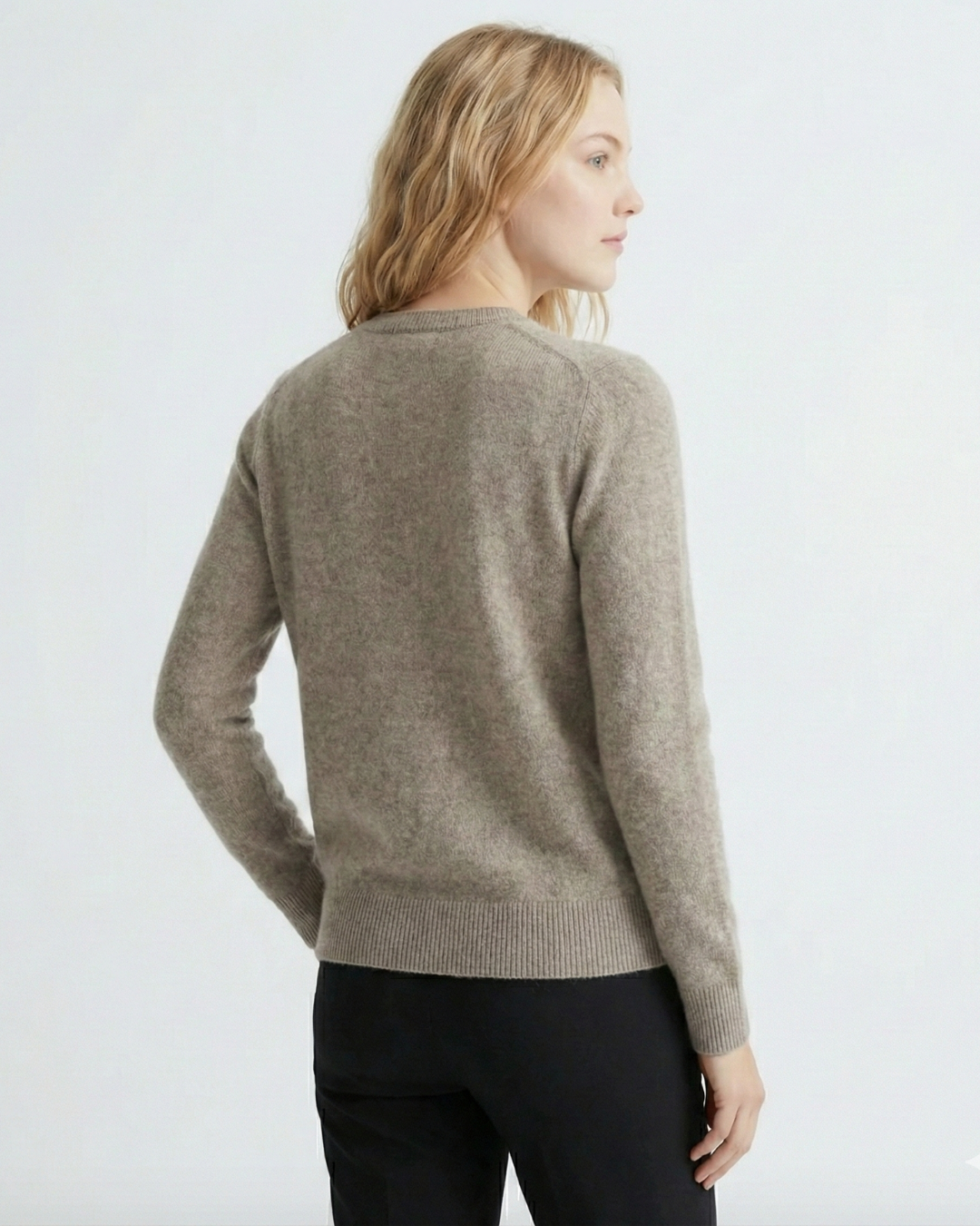 Beige - Aura Cashmere Sweater