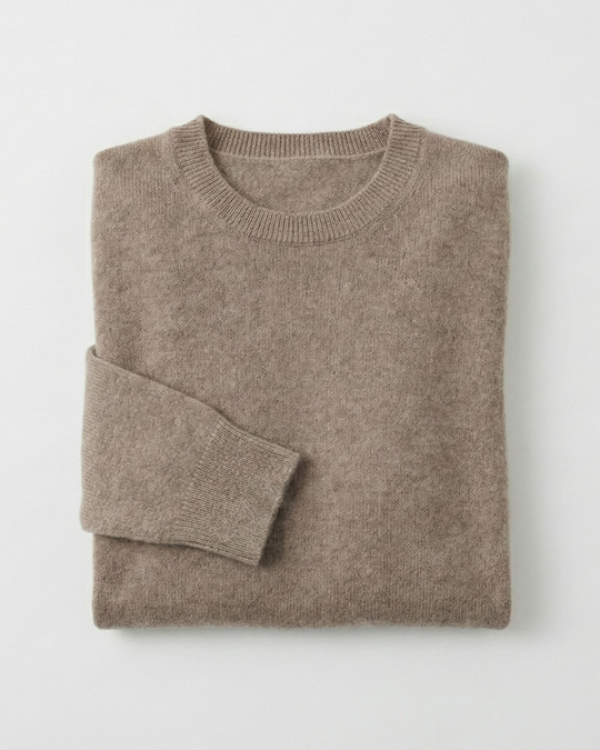 Beige - Aura Cashmere Sweater