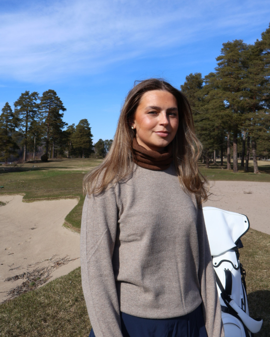 Beige - Aura Kashmirtröja