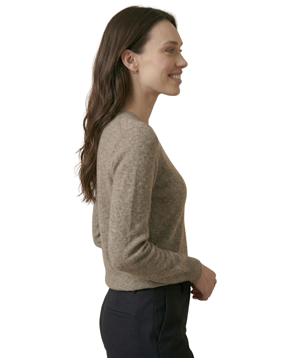 Beige - Aura Kashmirtröja