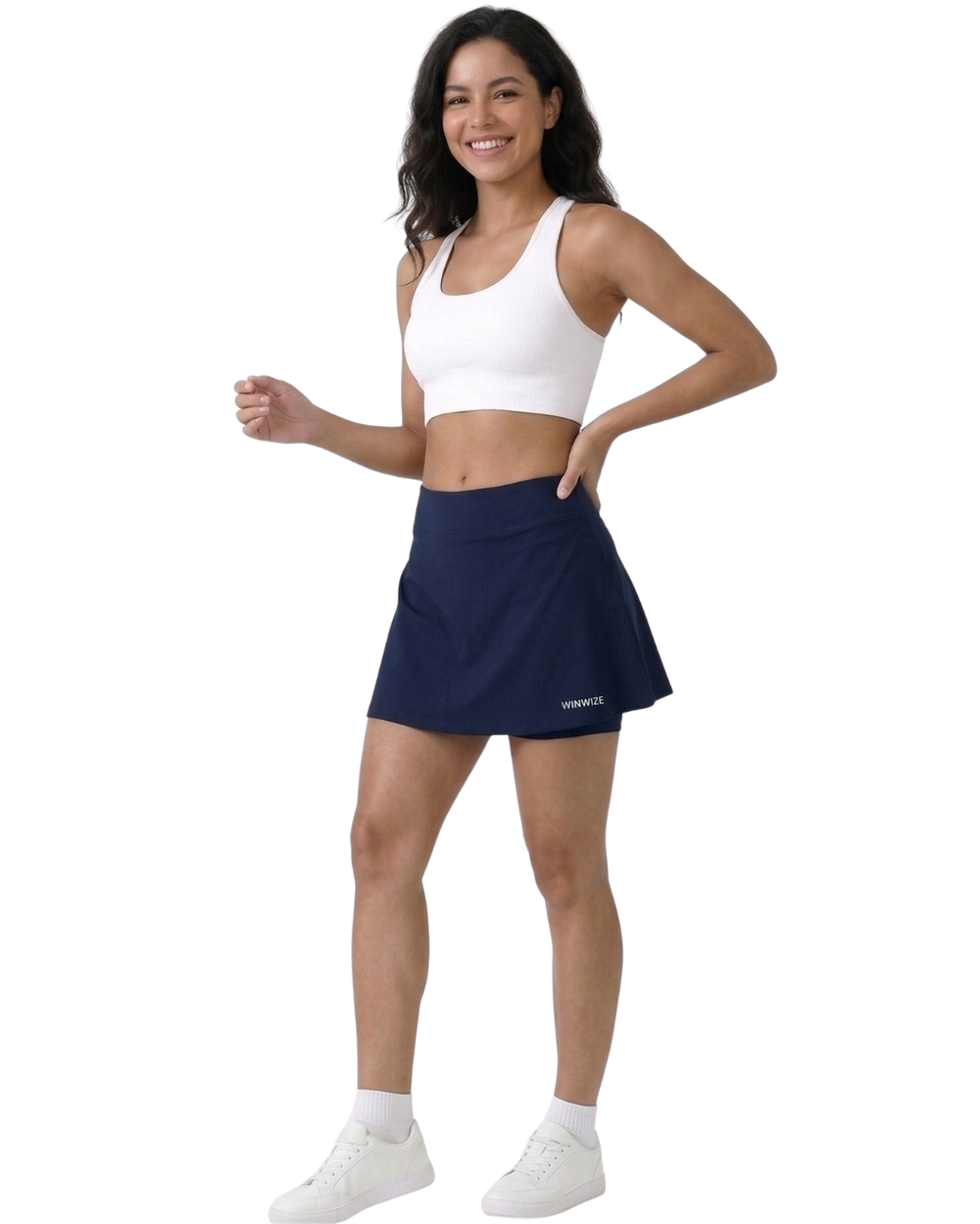 Marinblå - Flow Kjol