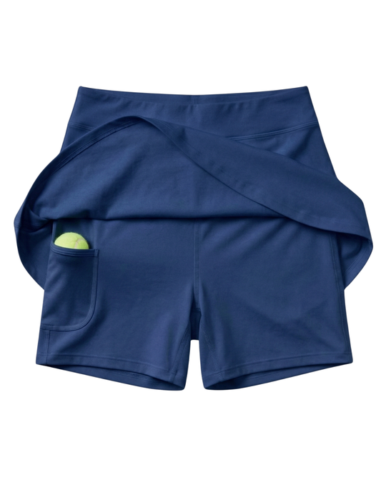 Marinblå - Flow Kjol