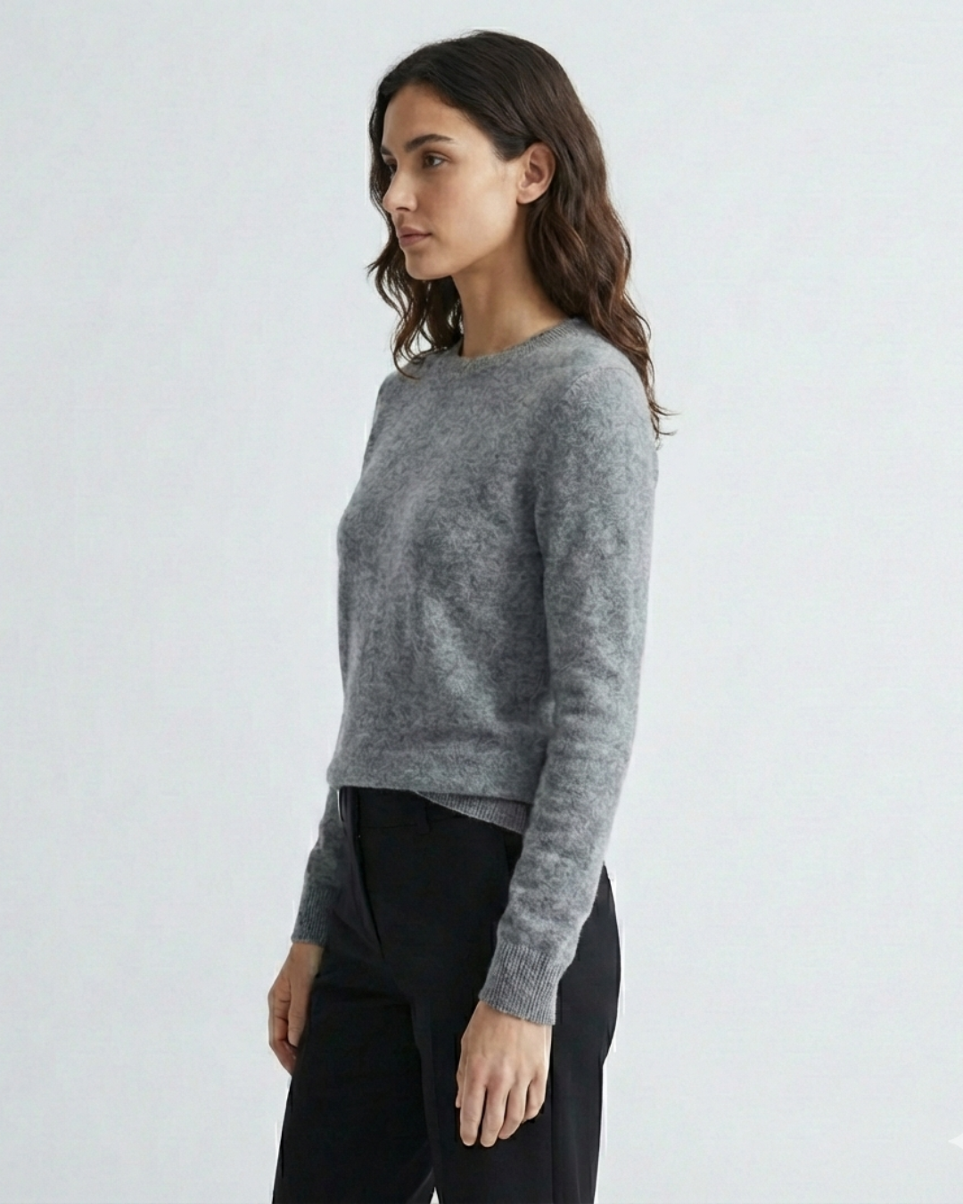 Gray - Aura Cashmere Sweater