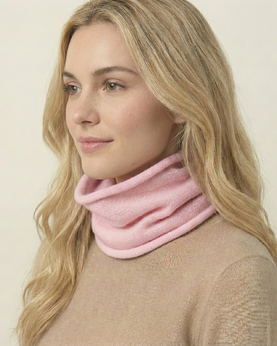 Pink - Luna Cashmere Neckwarmer