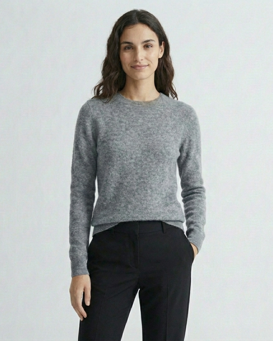 Gray - Aura Cashmere Sweater