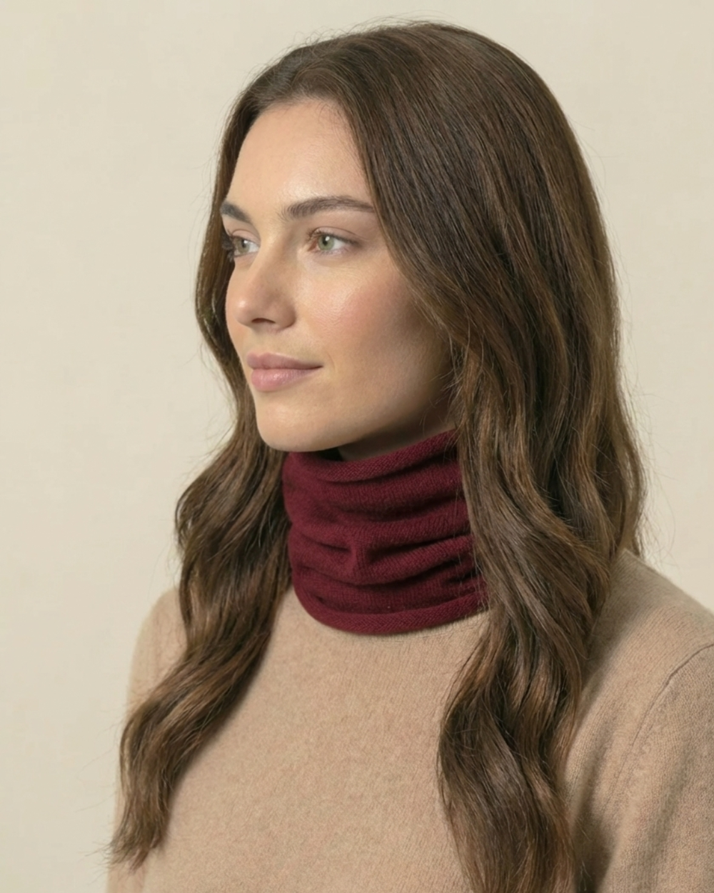 Cherry - Luna Cashmere Neckwarmer