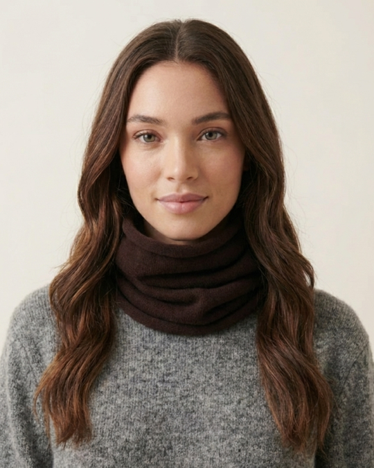 Latte - Luna Cashmere Neckwarmer
