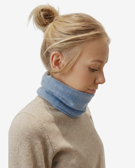 Blue - Aura Cashmere Neckwarmer