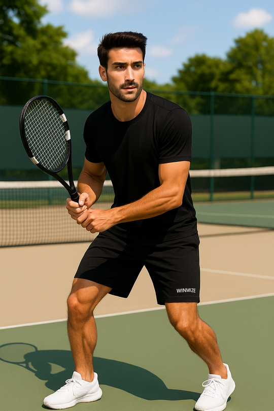 Black Court T-Shirt