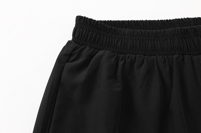 Black Court Shorts