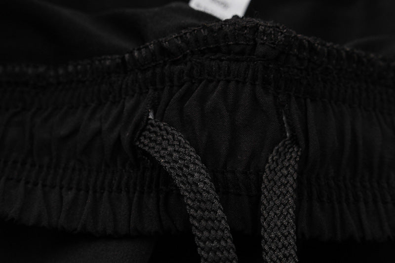 Black Court Shorts