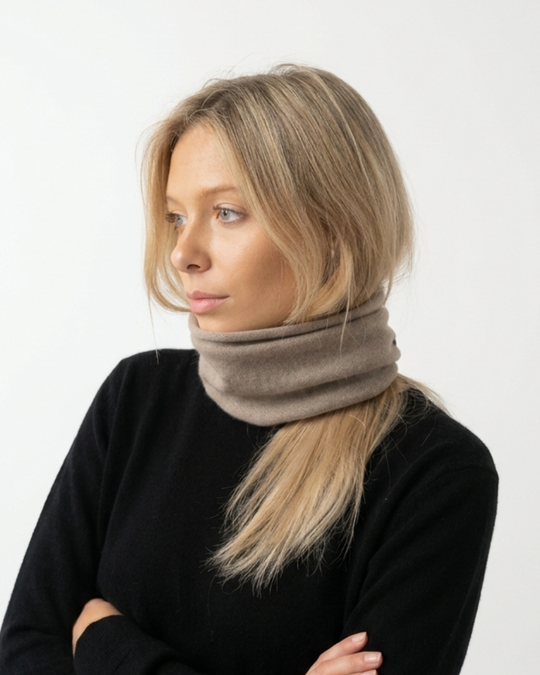 Brown - Aura Cashmere Neckwarmer