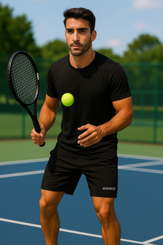 Black Court T-Shirt