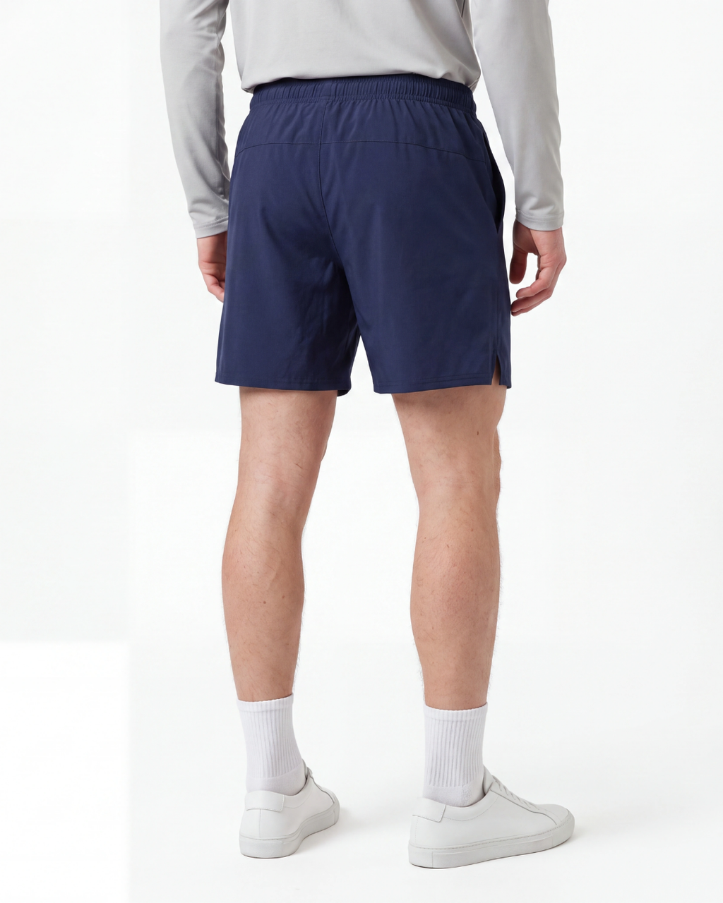 Marinblå Court Shorts
