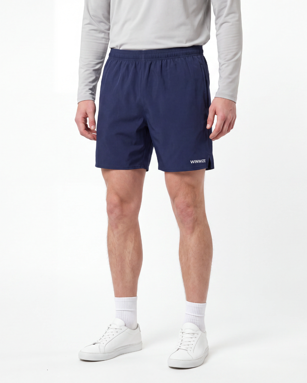 Marinblå Court Shorts