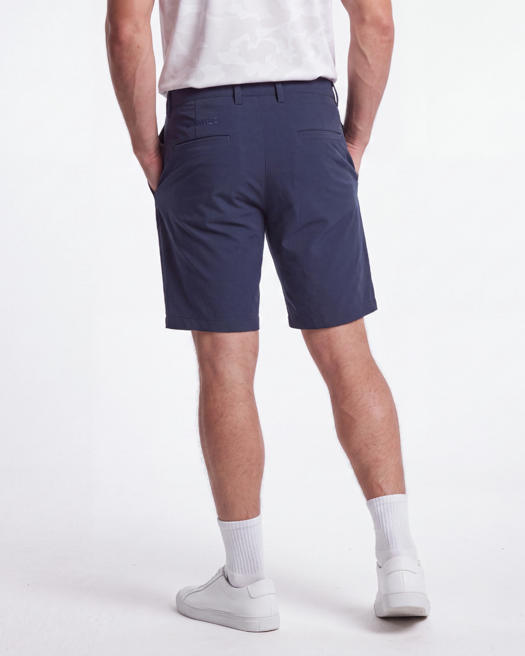 Marinblå - Flexpro Golfshorts