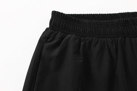 Black Court Shorts