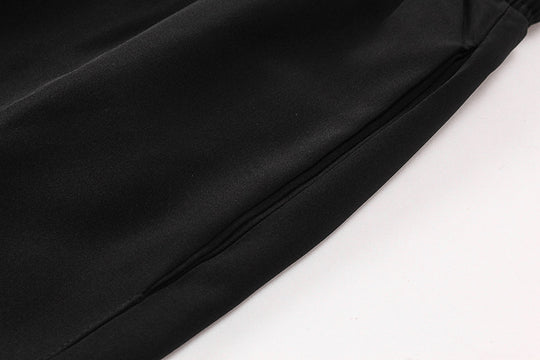 Black Court Shorts