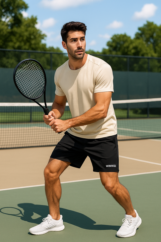 Black Court Shorts